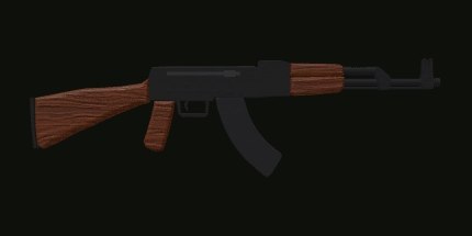 AK-47 in XSF, a free Roblox FPS framework