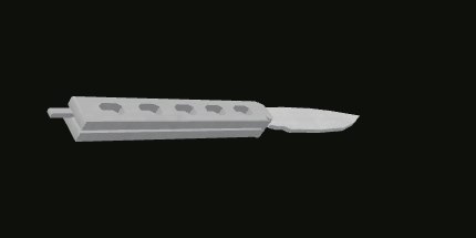 Butterfly knife in XSF, a free Roblox FPS framework
