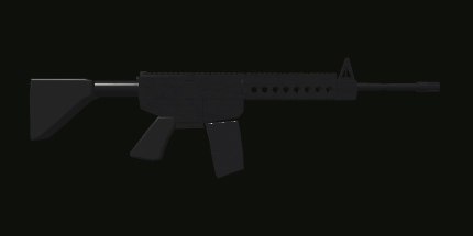 M4A1 in XSF, a free Roblox FPS framework